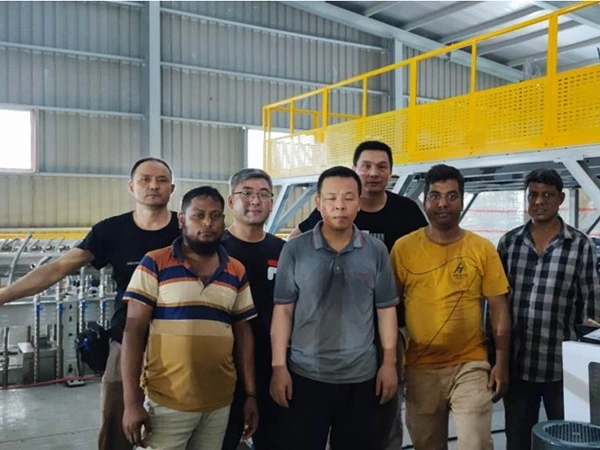 xj星际1277最新SSMS生产线开始在客户车间安装